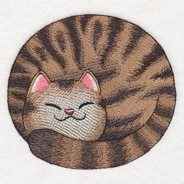 Contented Kitty - Brown Tabby