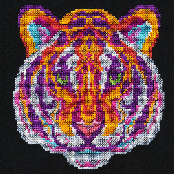 Vivid Tiger (Cross Stitch)