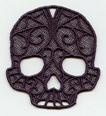 Gothic Lace Skull