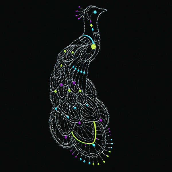 Delicate Boho Peacock