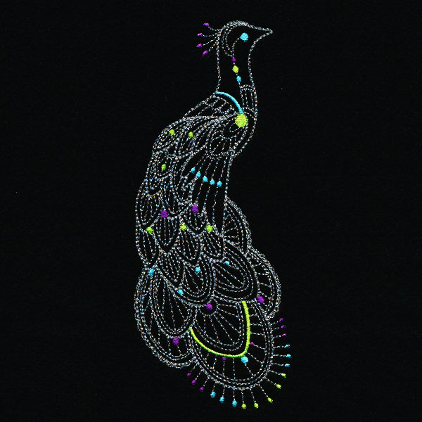 Delicate Boho Peacock