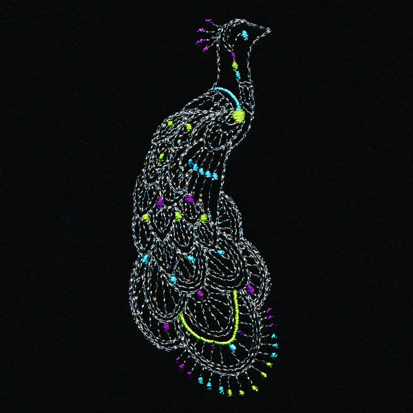 Delicate Boho Peacock