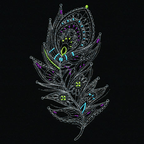 Delicate Boho Feather