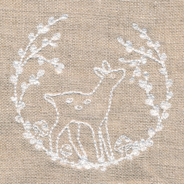 Woodland Laurel Scene - Deer