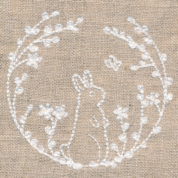 Woodland Laurel Scene - Bunny