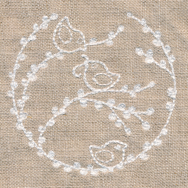 Woodland Laurel Scene - Birds