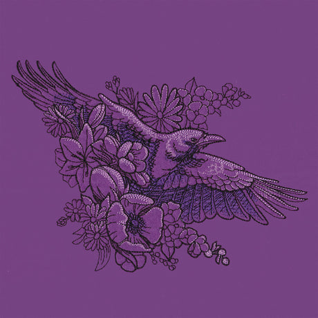 Garden Raven in Flight