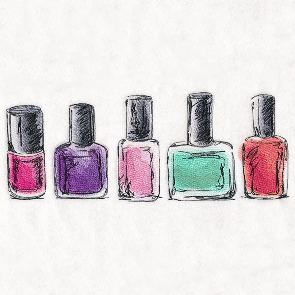 Nail Polish Rainbow