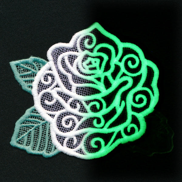 Midnight Glow Rose (Lace)