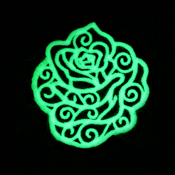 Midnight Glow Rose (Lace)