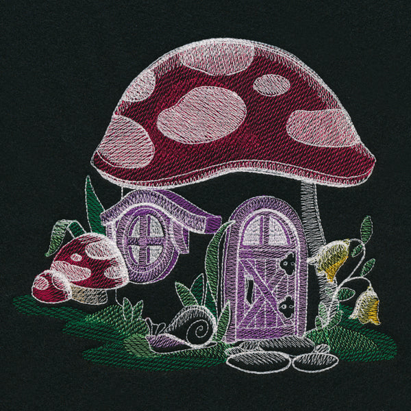 Woodland Glow Toadstool House