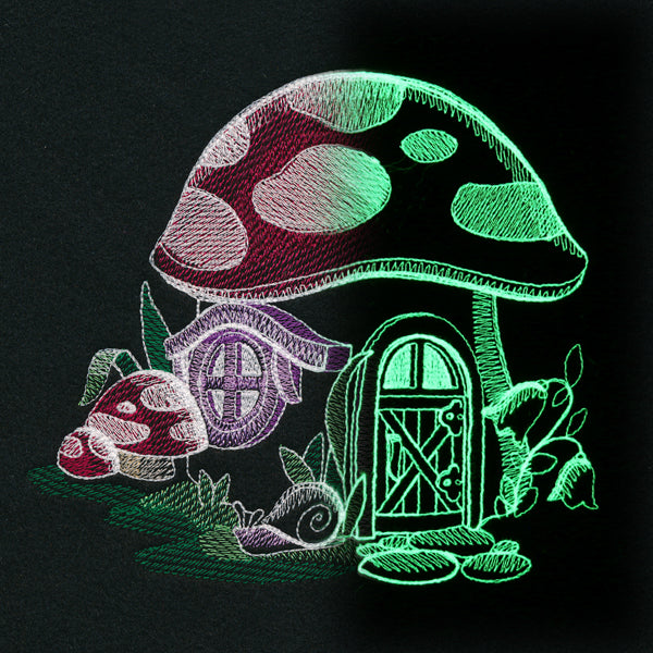 Woodland Glow Toadstool House