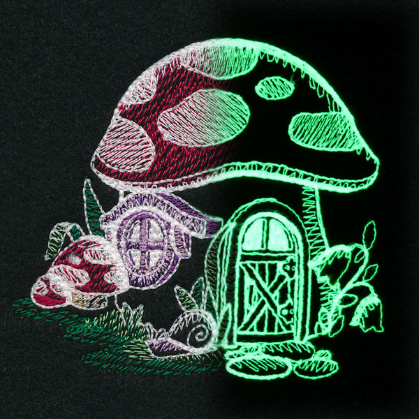 Woodland Glow Toadstool House