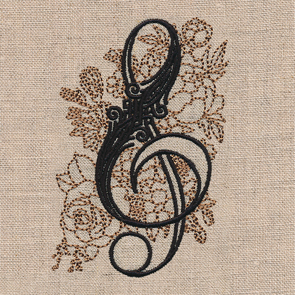 Treble Clef in Bloom