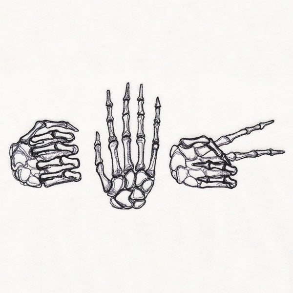 Rock Paper Skeleton
