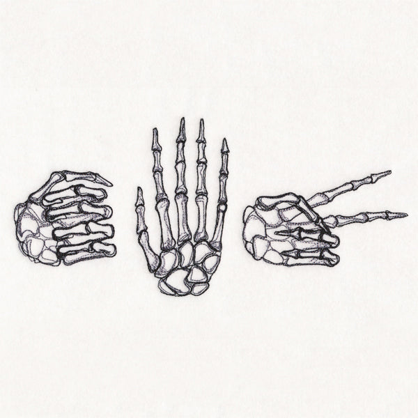 Rock Paper Skeleton