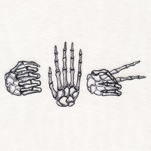 Rock Paper Skeleton