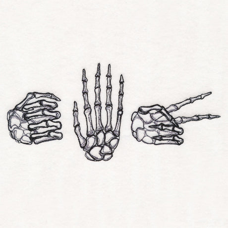 Rock Paper Skeleton