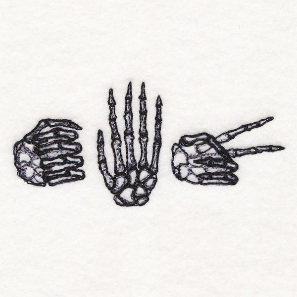 Rock Paper Skeleton
