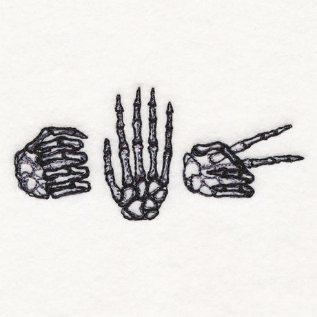 Rock Paper Skeleton