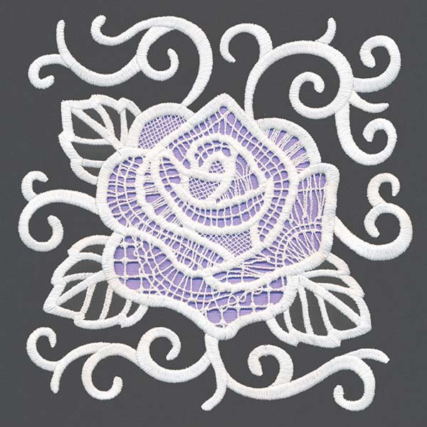 Enchanted Rose (Cutwork)