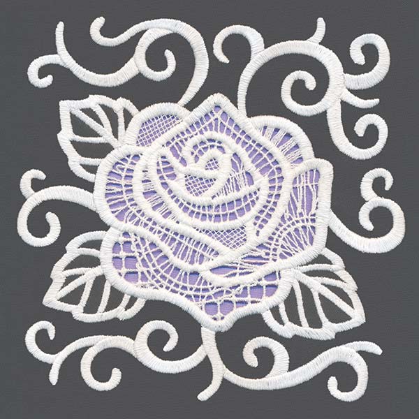 Enchanted Rose (Cutwork)
