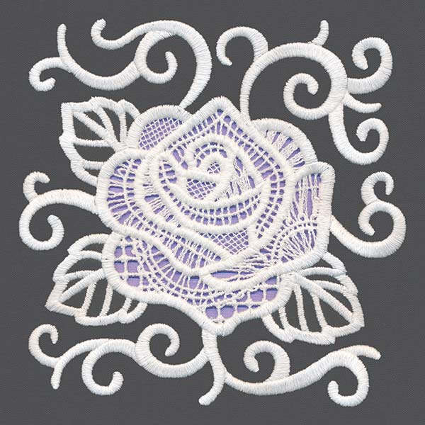 Enchanted Rose (Cutwork)