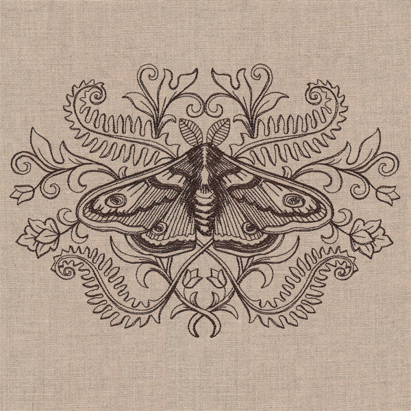 Botanical Moth Crest