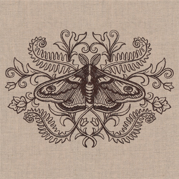 Botanical Moth Crest