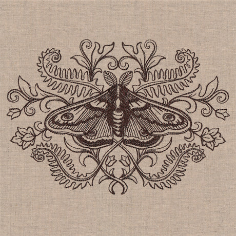 Botanical Moth Crest