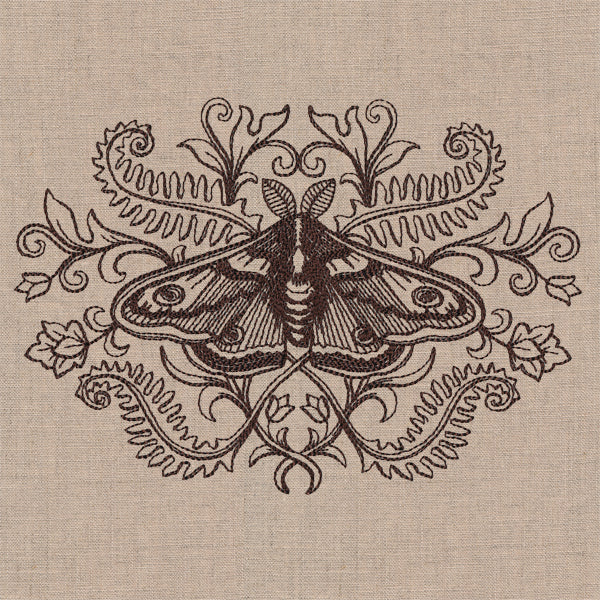 Botanical Moth Crest