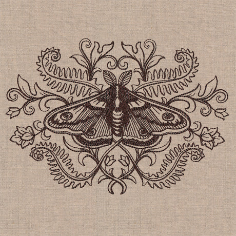 Botanical Moth Crest