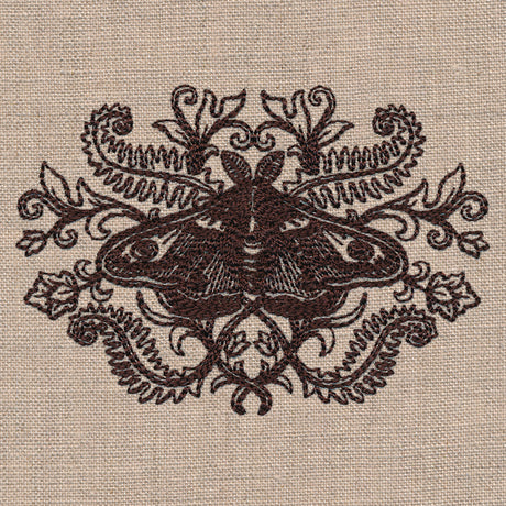 Botanical Moth Crest