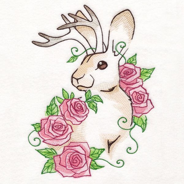 Floral Jackalope