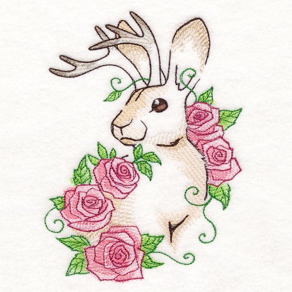 Floral Jackalope