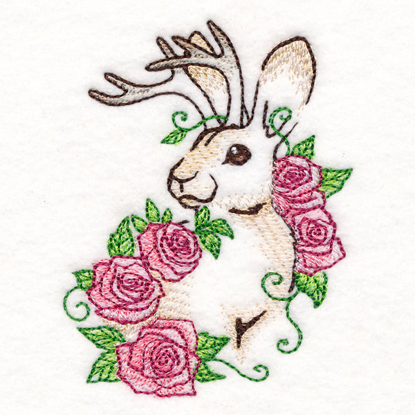 Floral Jackalope
