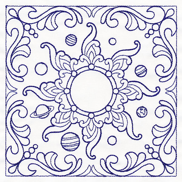 Around the Sun Quilting Square