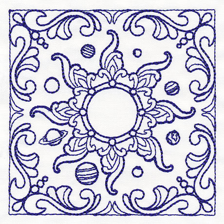 Around the Sun Quilting Square