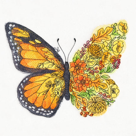 Butterfly in Flowers