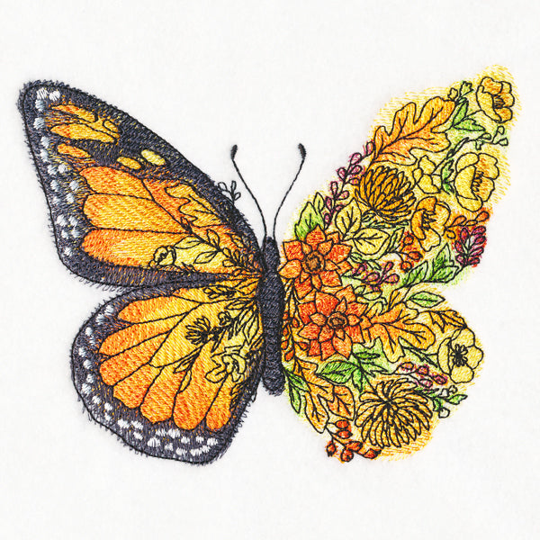 Butterfly in Flowers