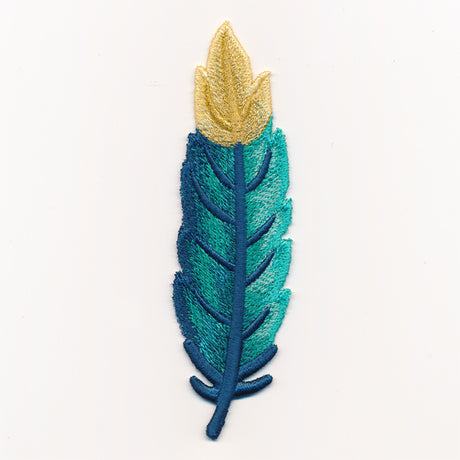 Gold-Tipped Feather (Freestanding)