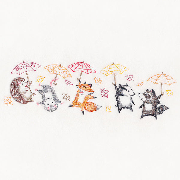 Blustery Autumn Animals