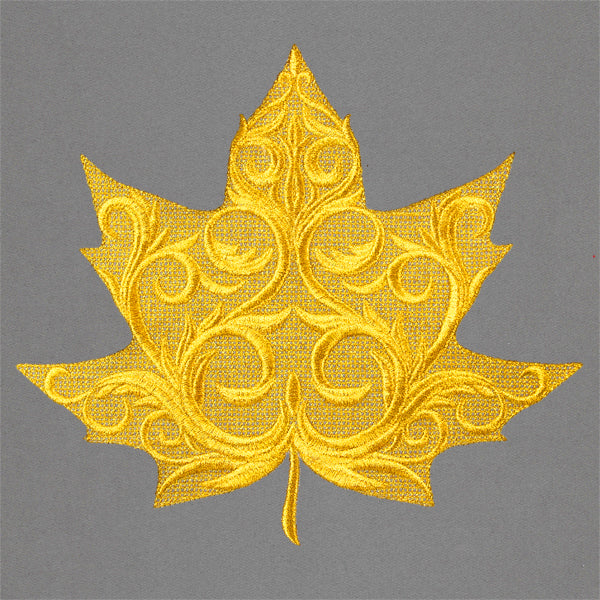 Baroque Maple Leaf (Embossed)