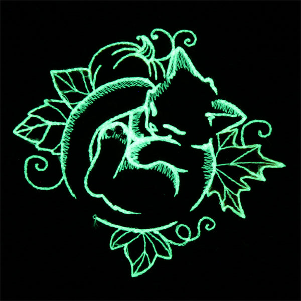 Snoozy Autumn Glow Cat