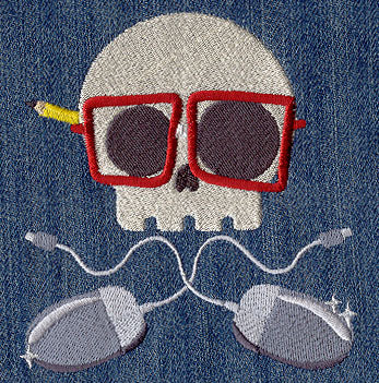 Skully Computer Geek