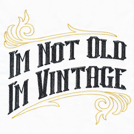 I'm Not Old I'm Vintage
