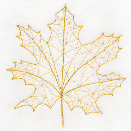 Nature's Geometry Maple Leaf
