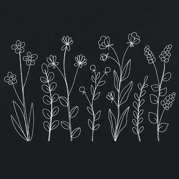 Wildflower Blooms Border