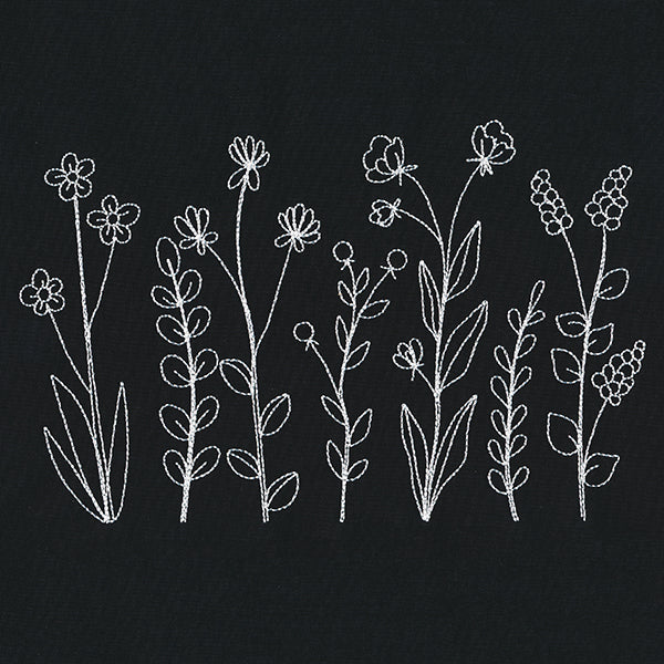 Wildflower Blooms Border