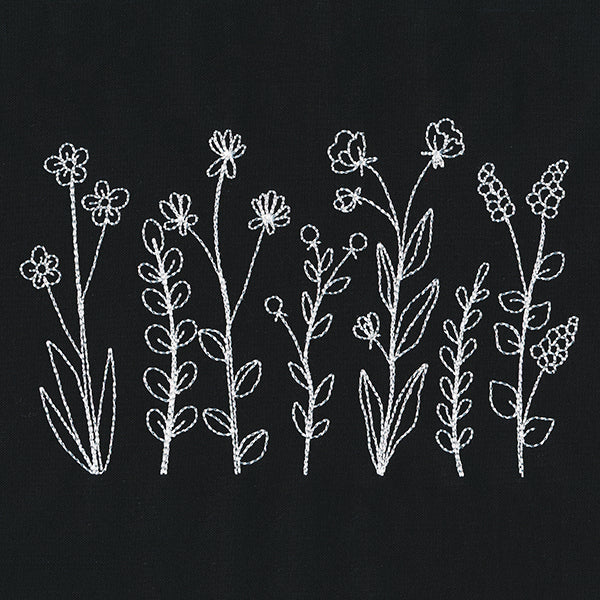 Wildflower Blooms Border